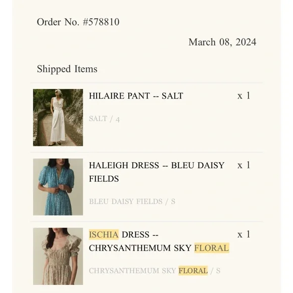 Doen Ischia Chrysanthemum Floral Dress - Picture 4 of 4